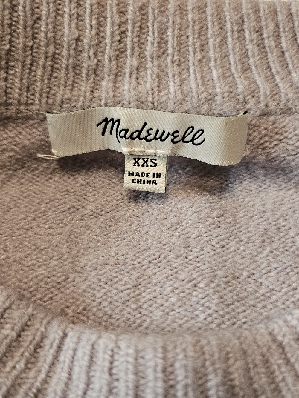 Madewell Brockton Bobble Wool Pom Pom Cozy Chic Casual Crewneck Sweater Size XXS - Picture 4 of 9